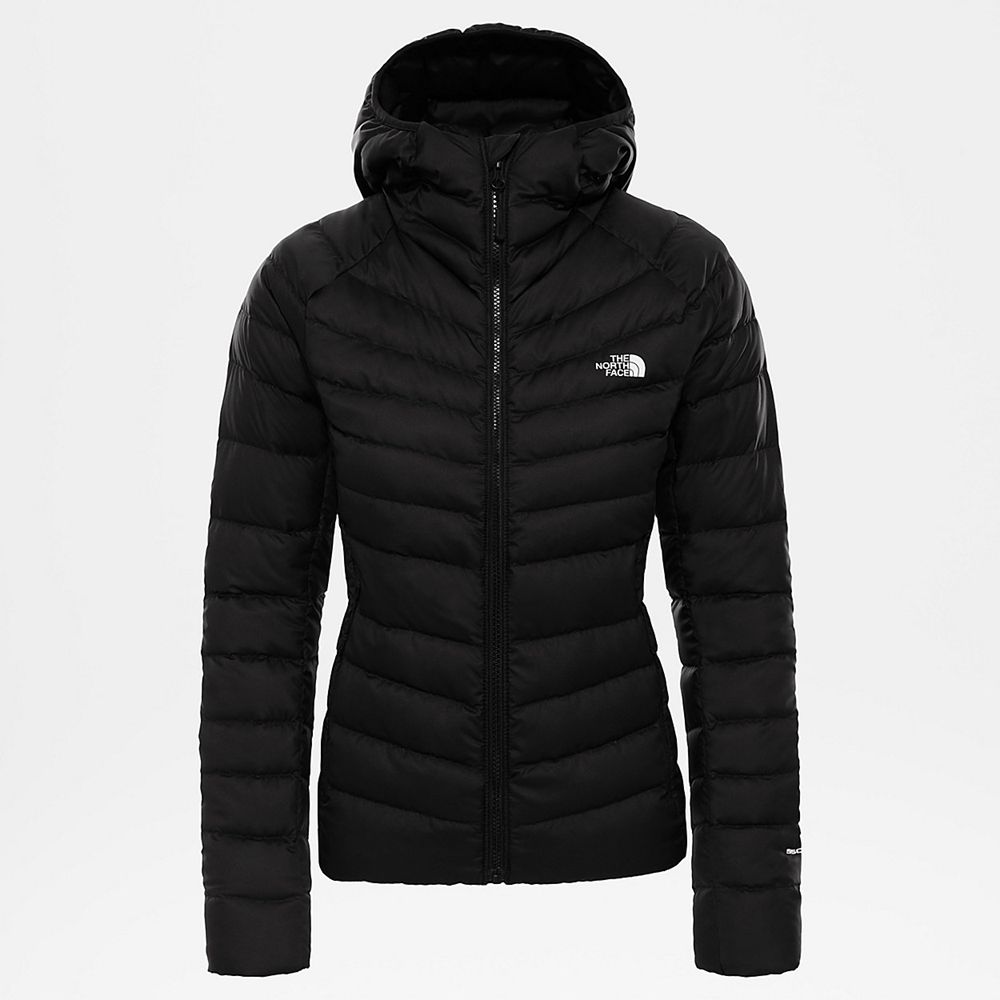 The North Face Hoodie Womens Australia - The North Face New Hometown Full-Zip Black / White (OBG-469